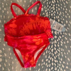 NWT Cat & Jack Baby Girl Bikini Swimsuit Size 12 months